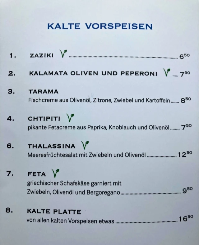 Speisekarte photo 4