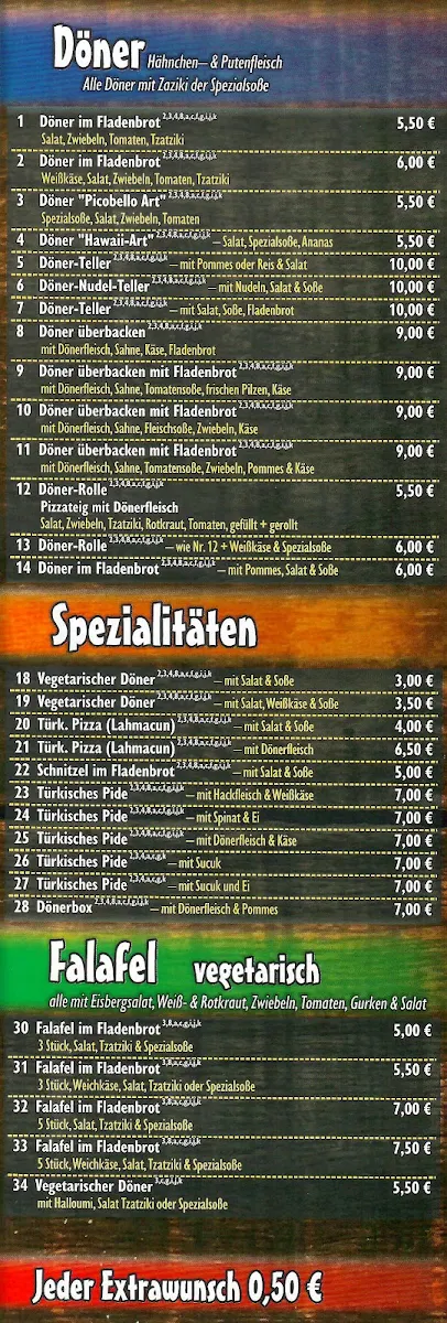 Speisekarte photo 3