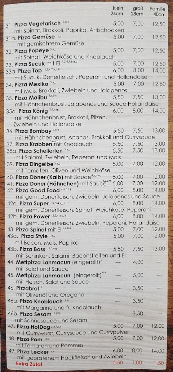 Speisekarte photo 6
