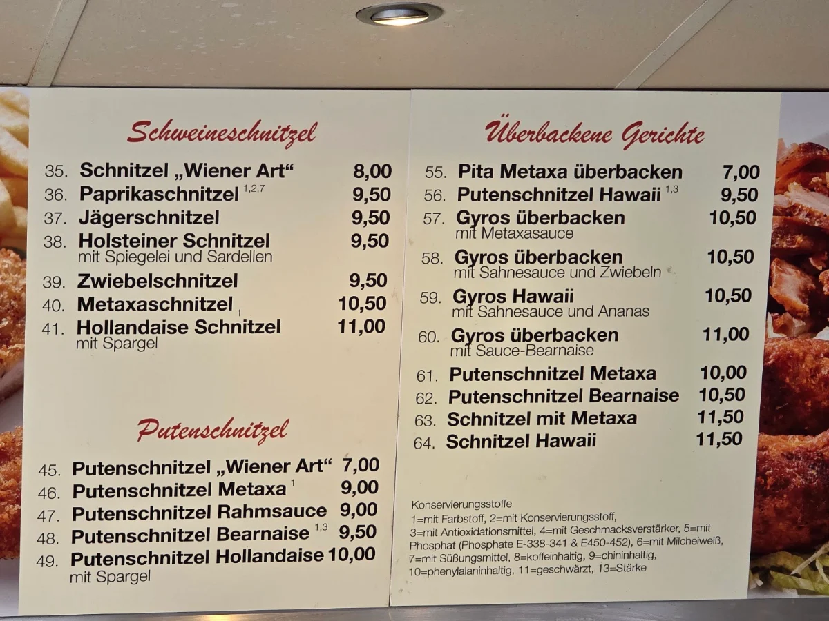 Speisekarte photo 1