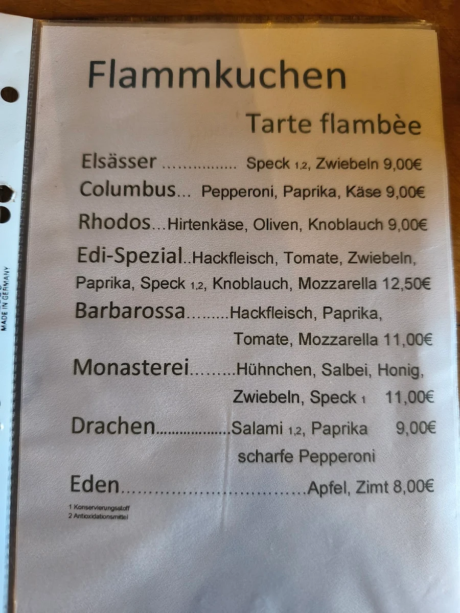 Speisekarte photo 1