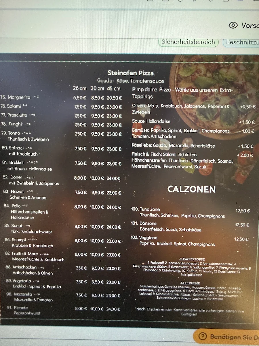 Speisekarte photo 5