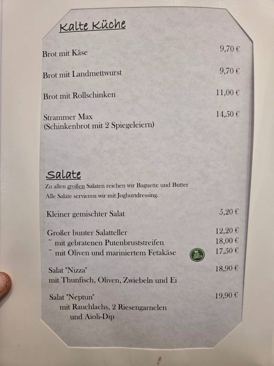 Speisekarte photo 2