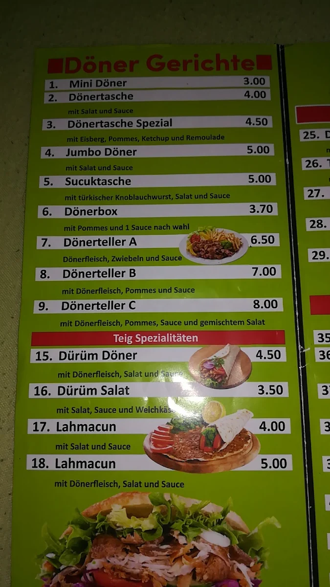 Speisekarte photo 5