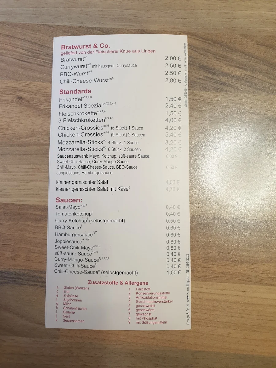 Speisekarte, Food Club Lingen | Burger & Restaurant