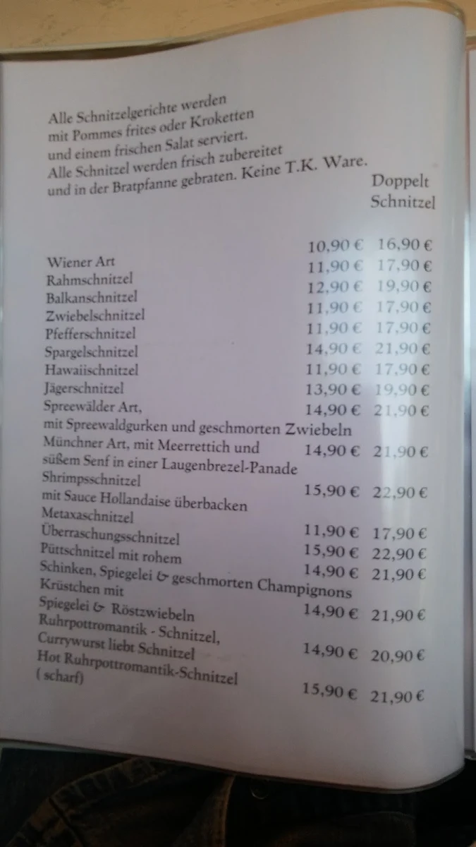 Speisekarte photo 9
