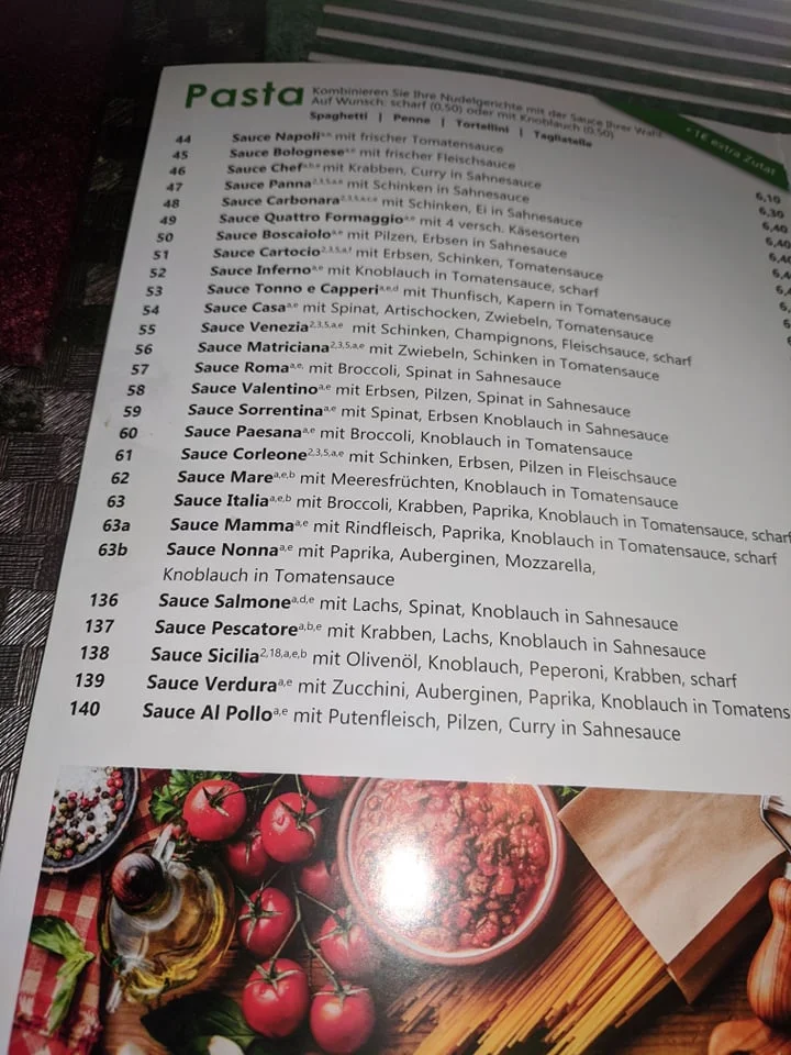 Speisekarte photo 1