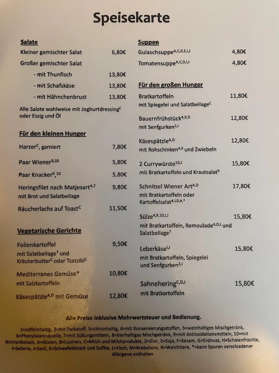 Speisekarte photo 4
