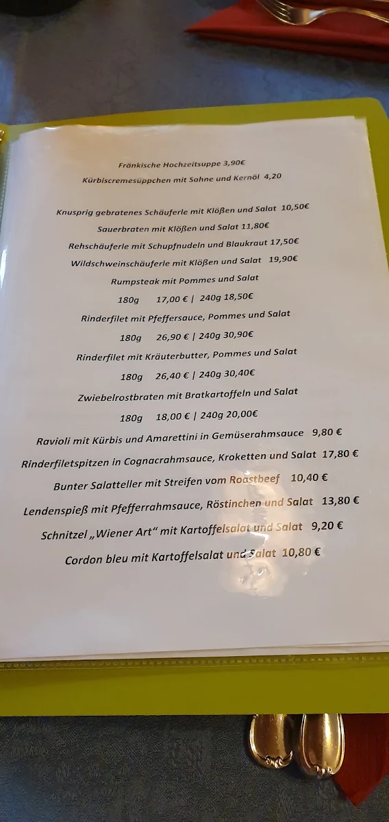 Speisekarte photo 1