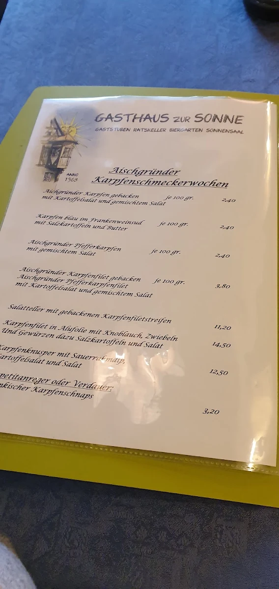 Speisekarte photo 2