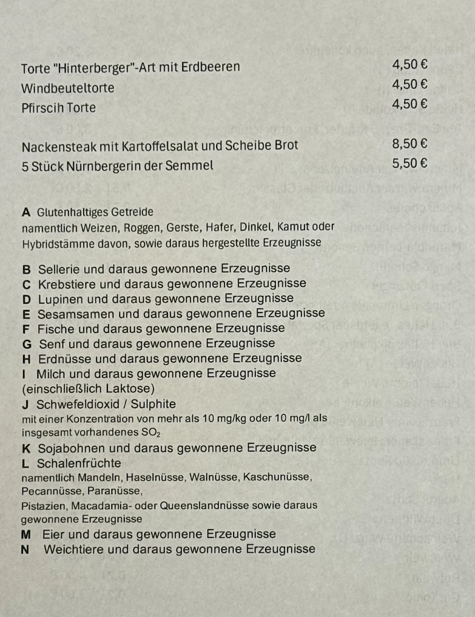 Speisekarte photo 2