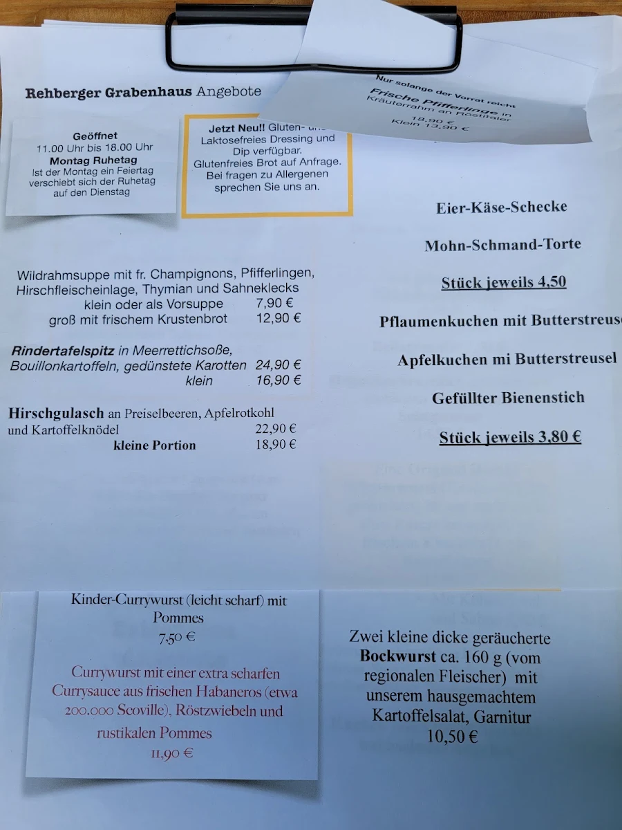 Speisekarte photo 1