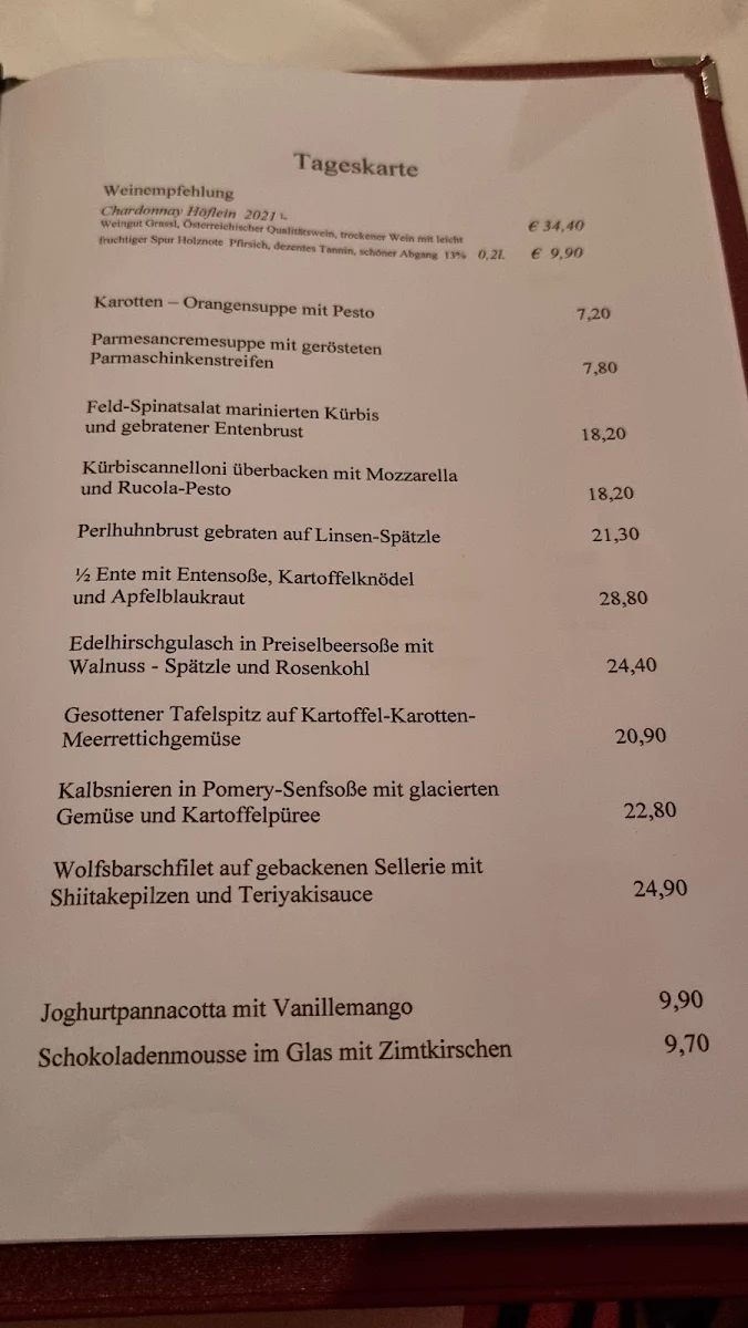 Speisekarte photo 2