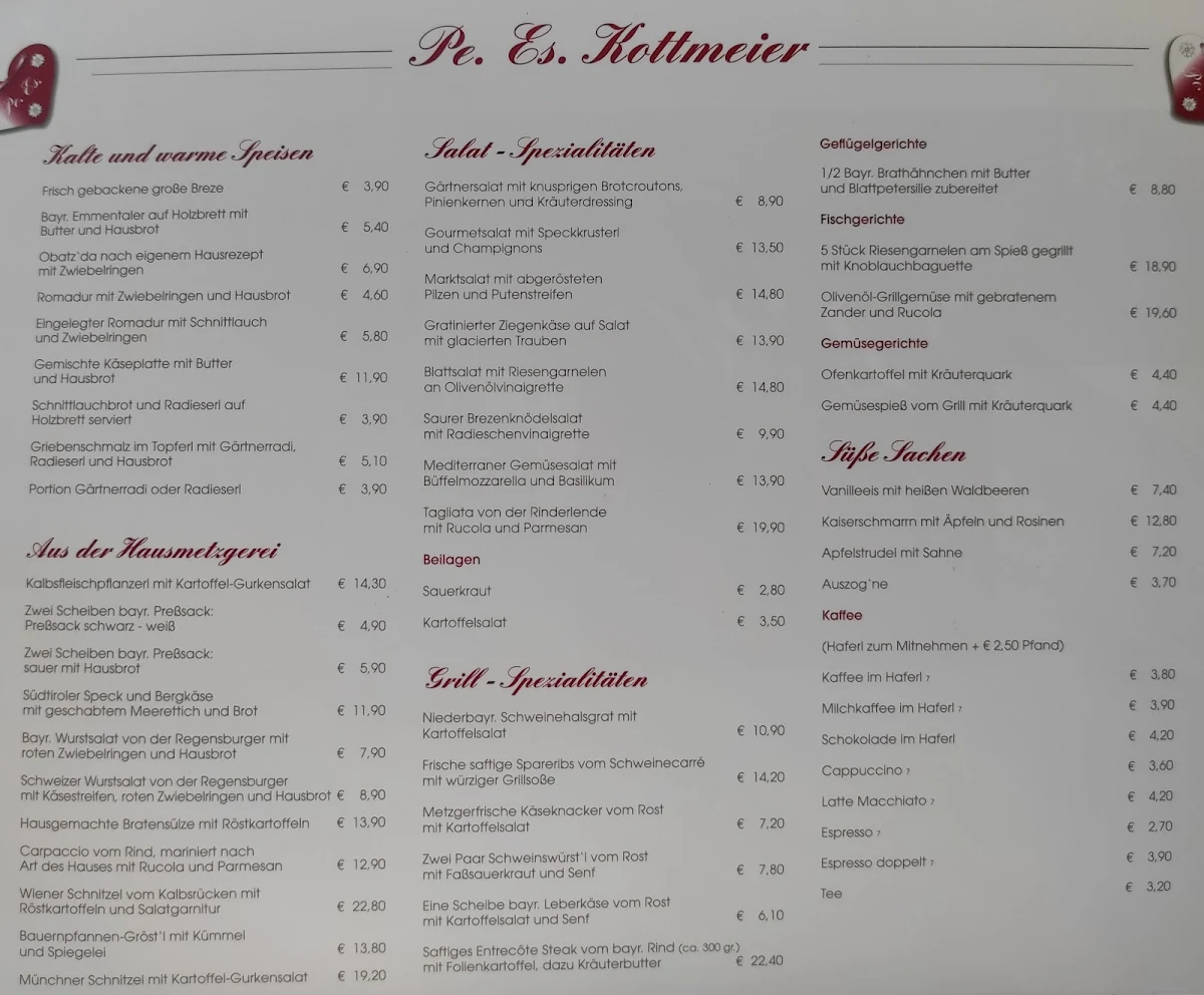 Speisekarte photo 5