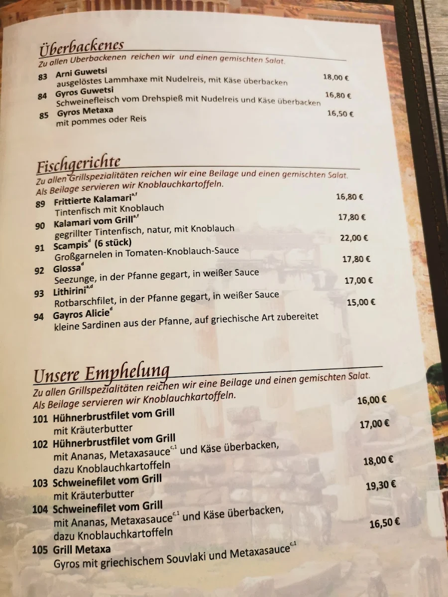 Speisekarte photo 4