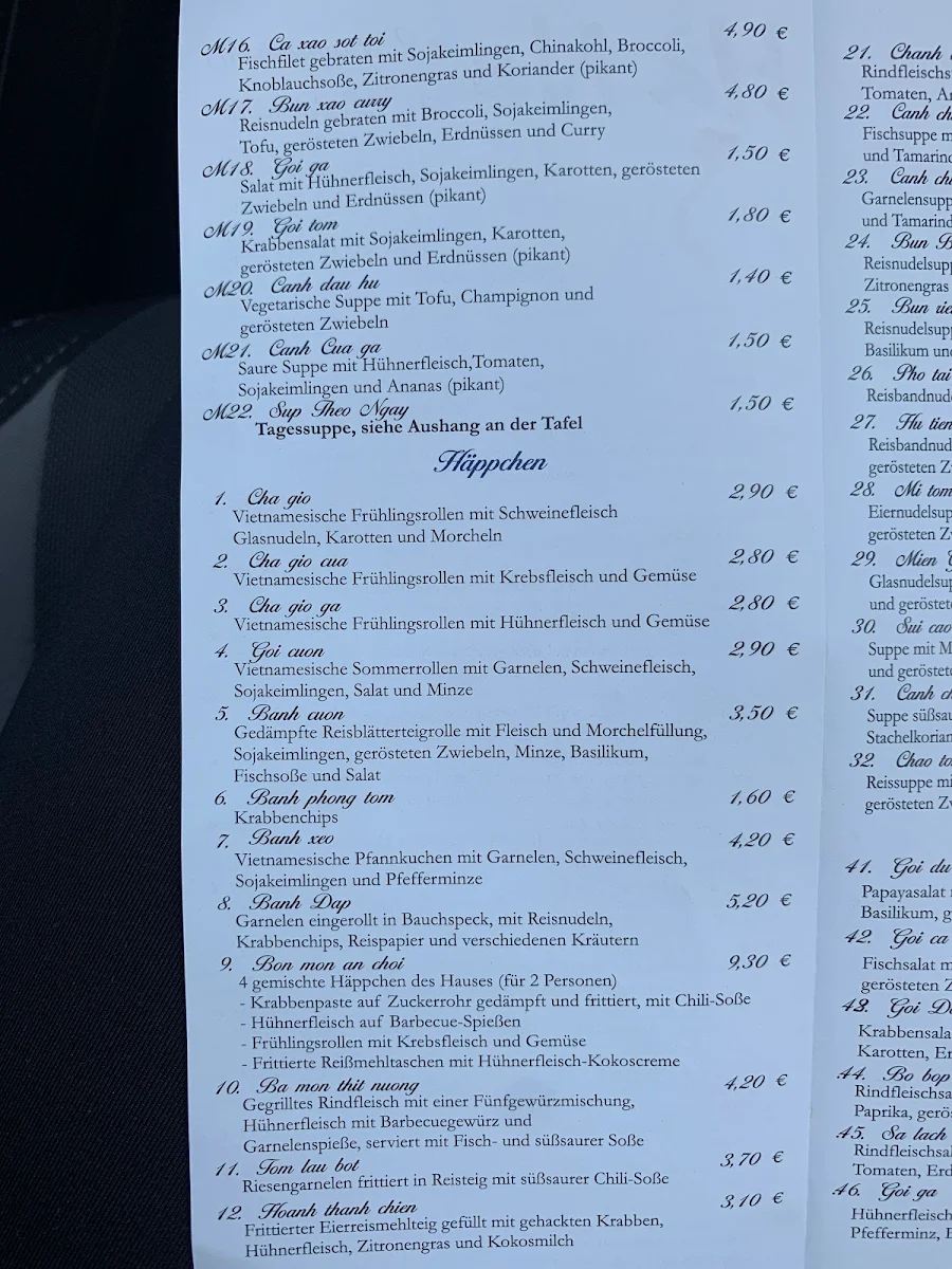 Speisekarte photo 4