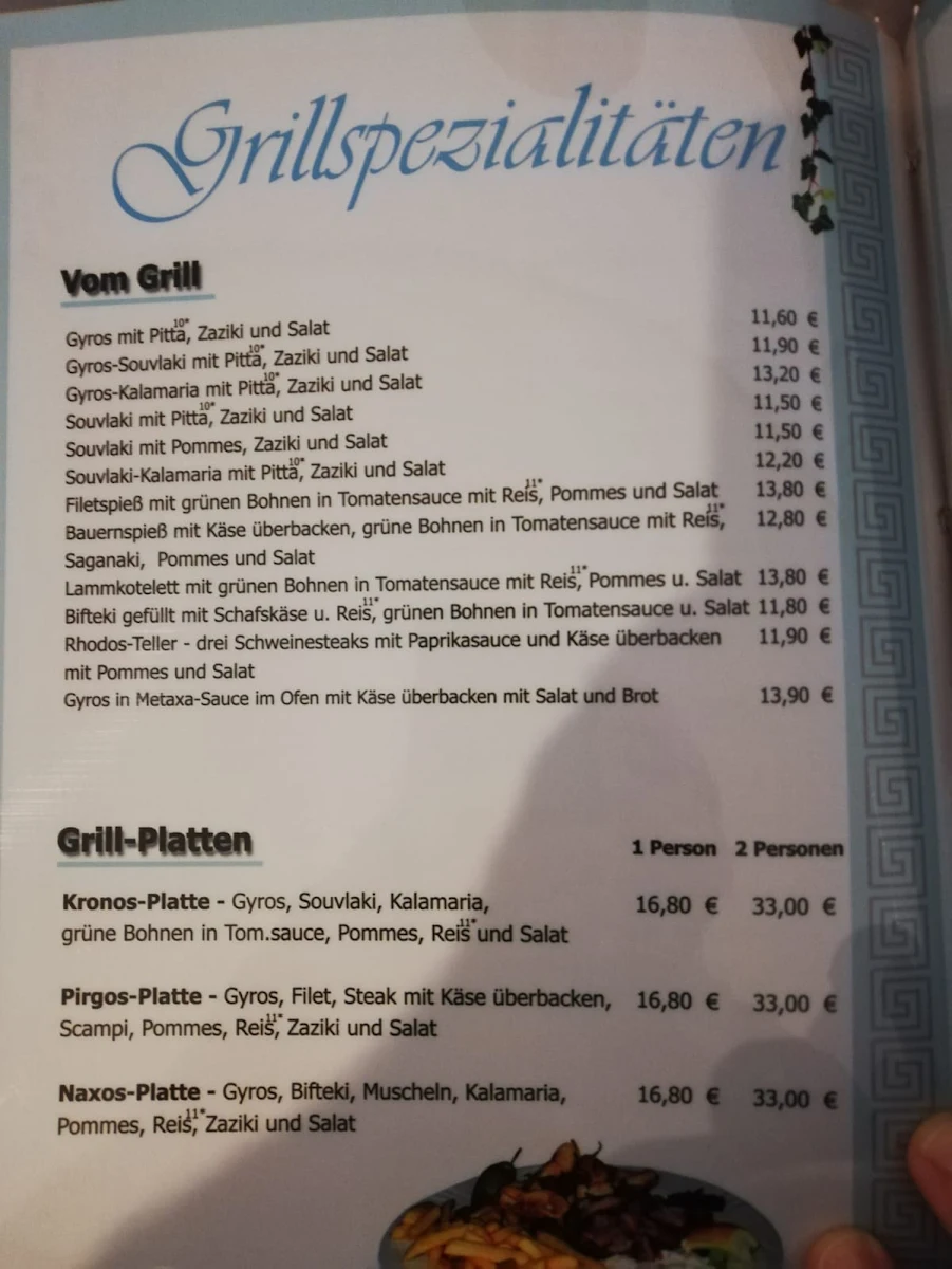 Speisekarte photo 1