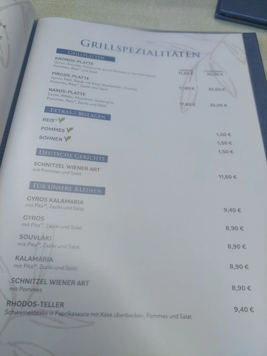 Speisekarte photo 2