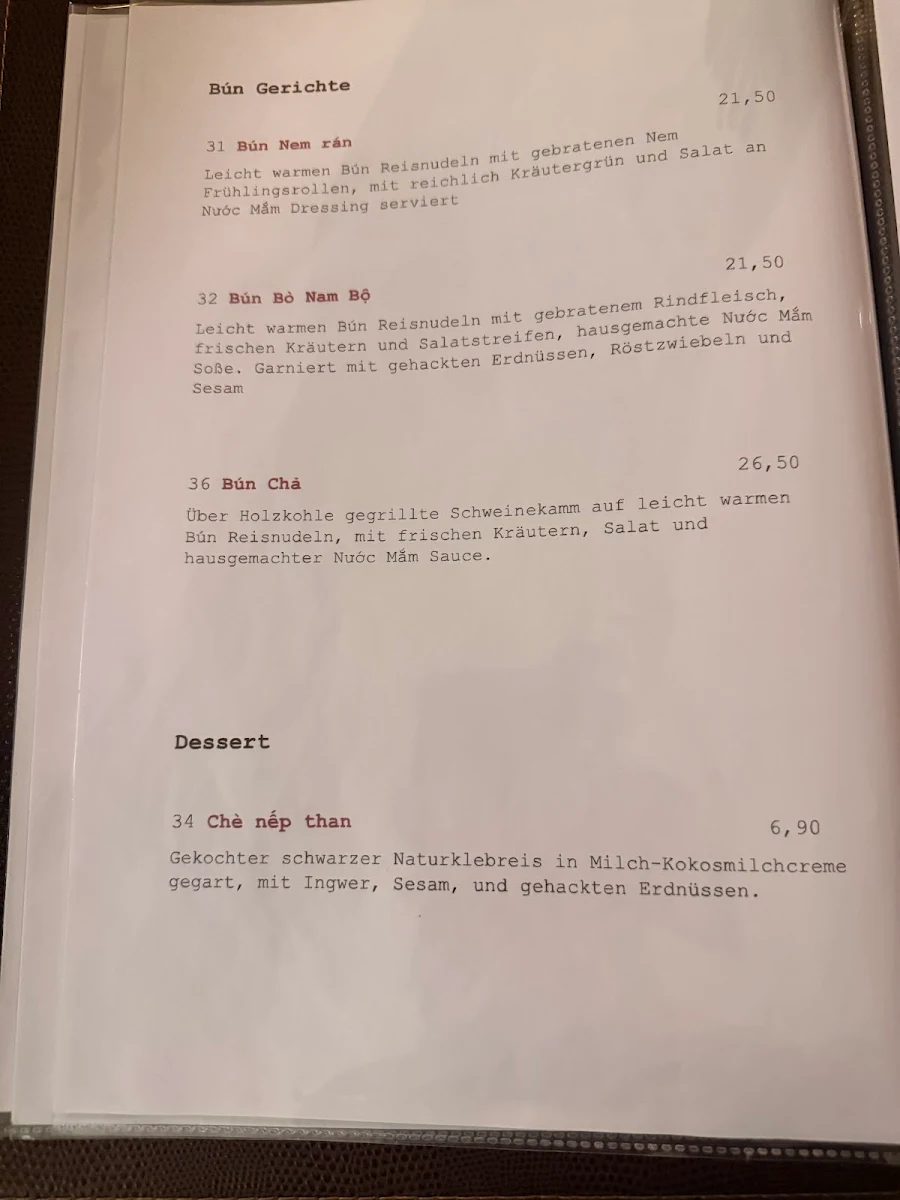 Speisekarte photo 2