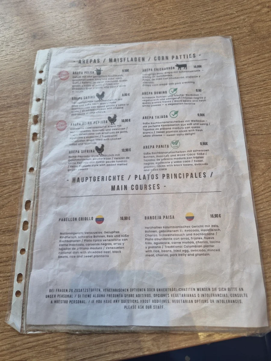 Speisekarte photo 2