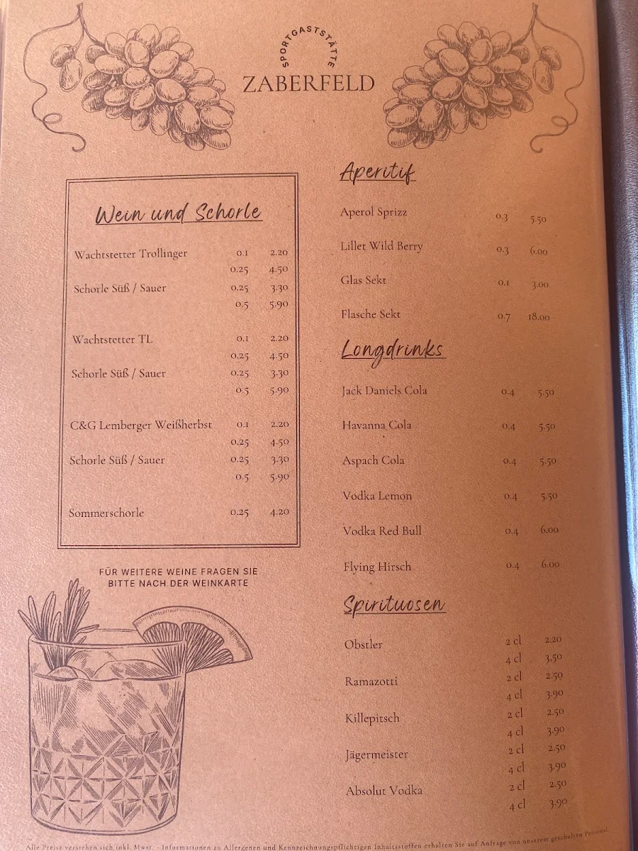 Speisekarte photo 3