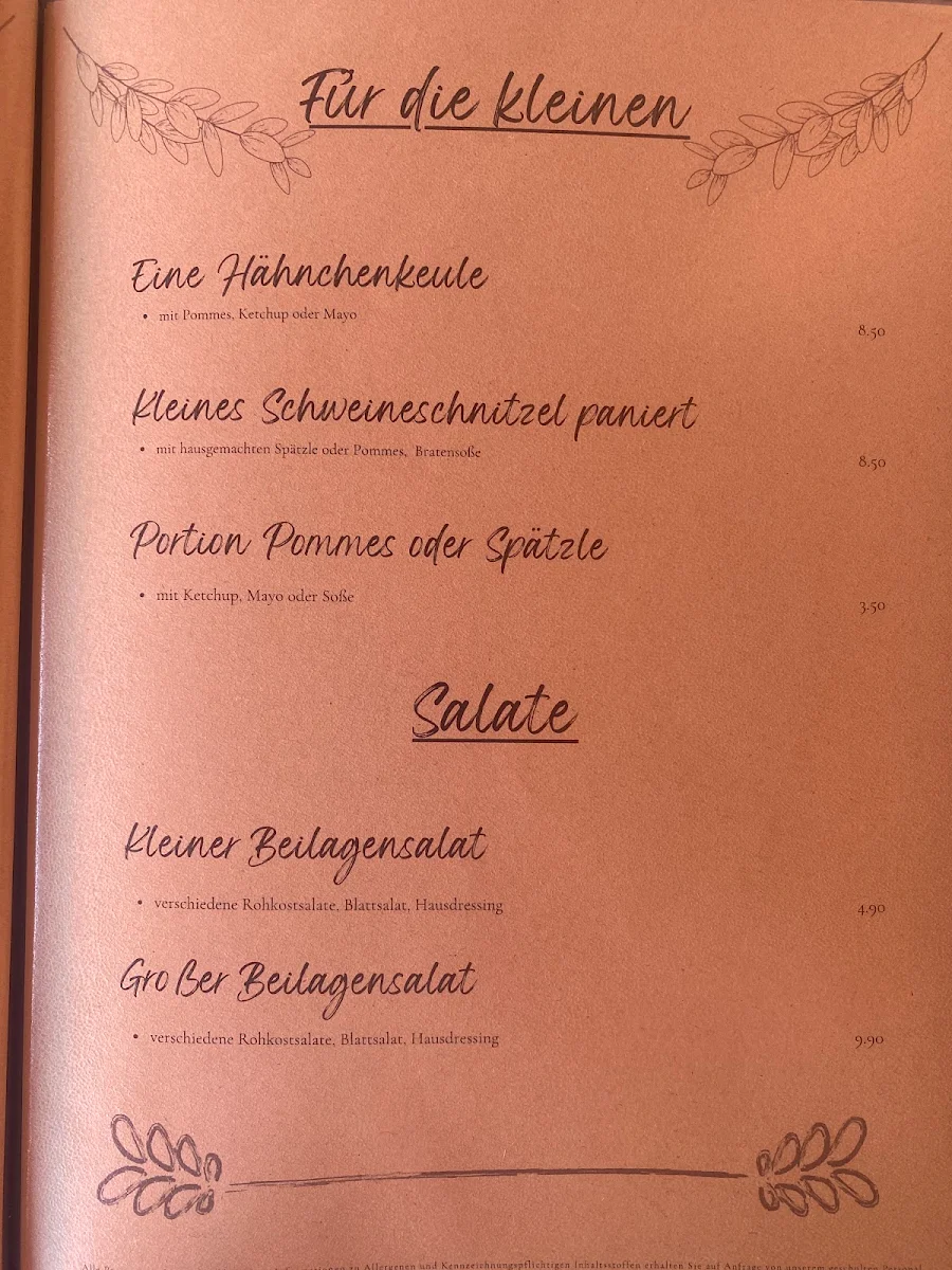 Speisekarte photo 4