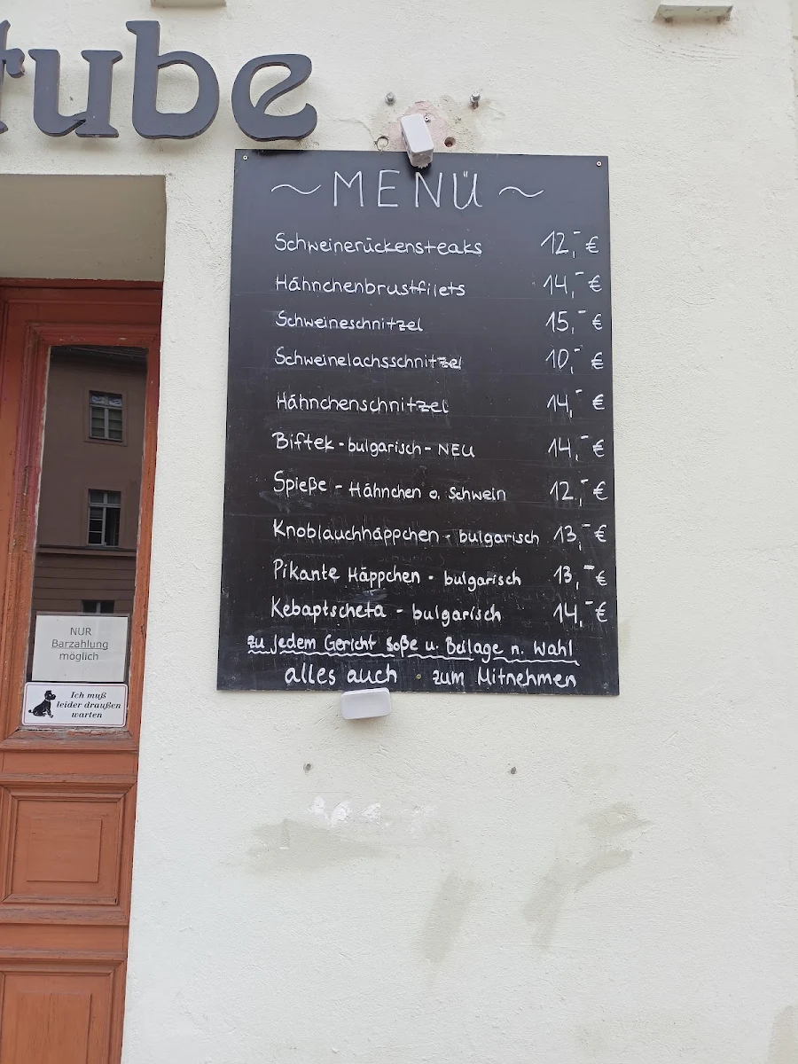 Speisekarte, Klosterstube