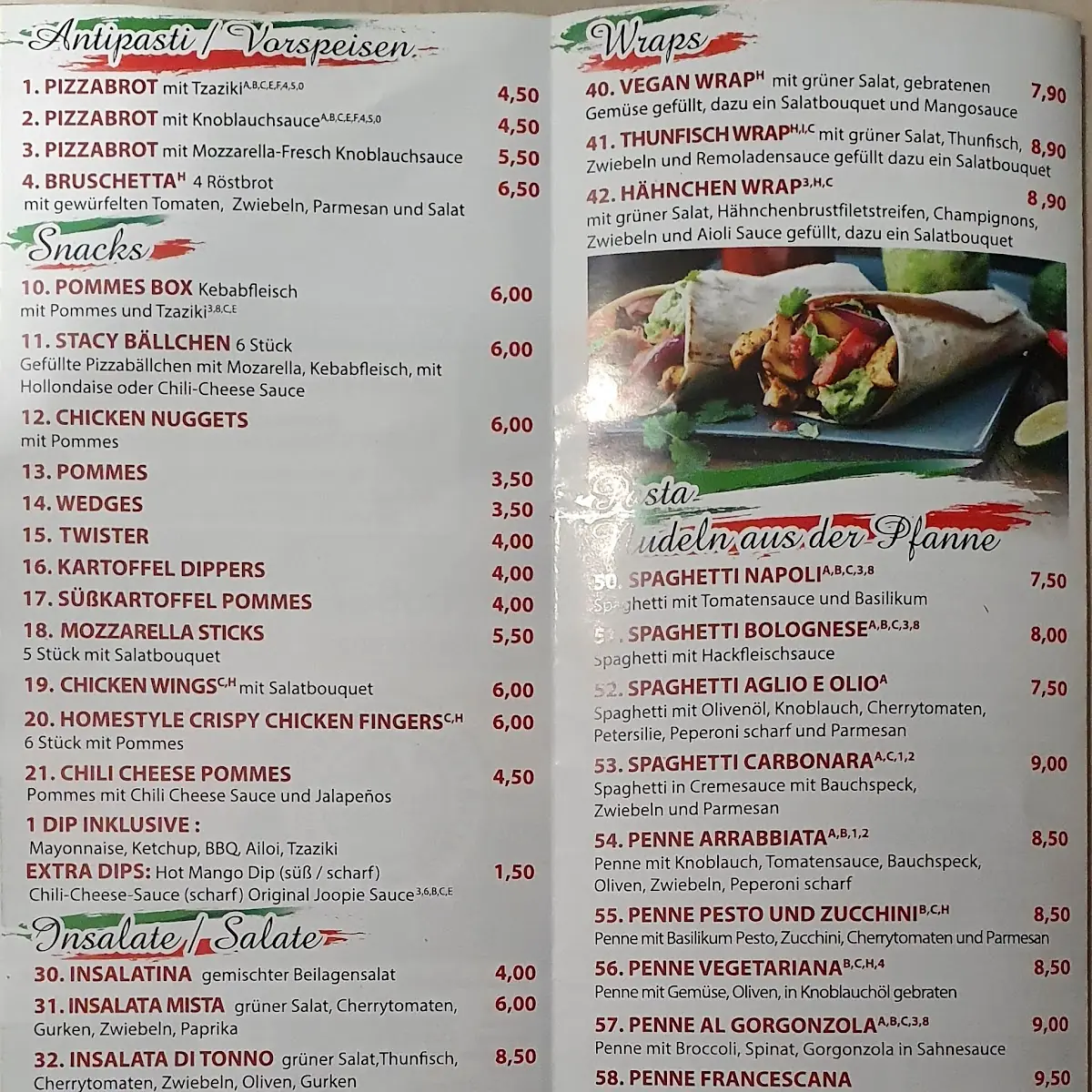 Speisekarte photo 1