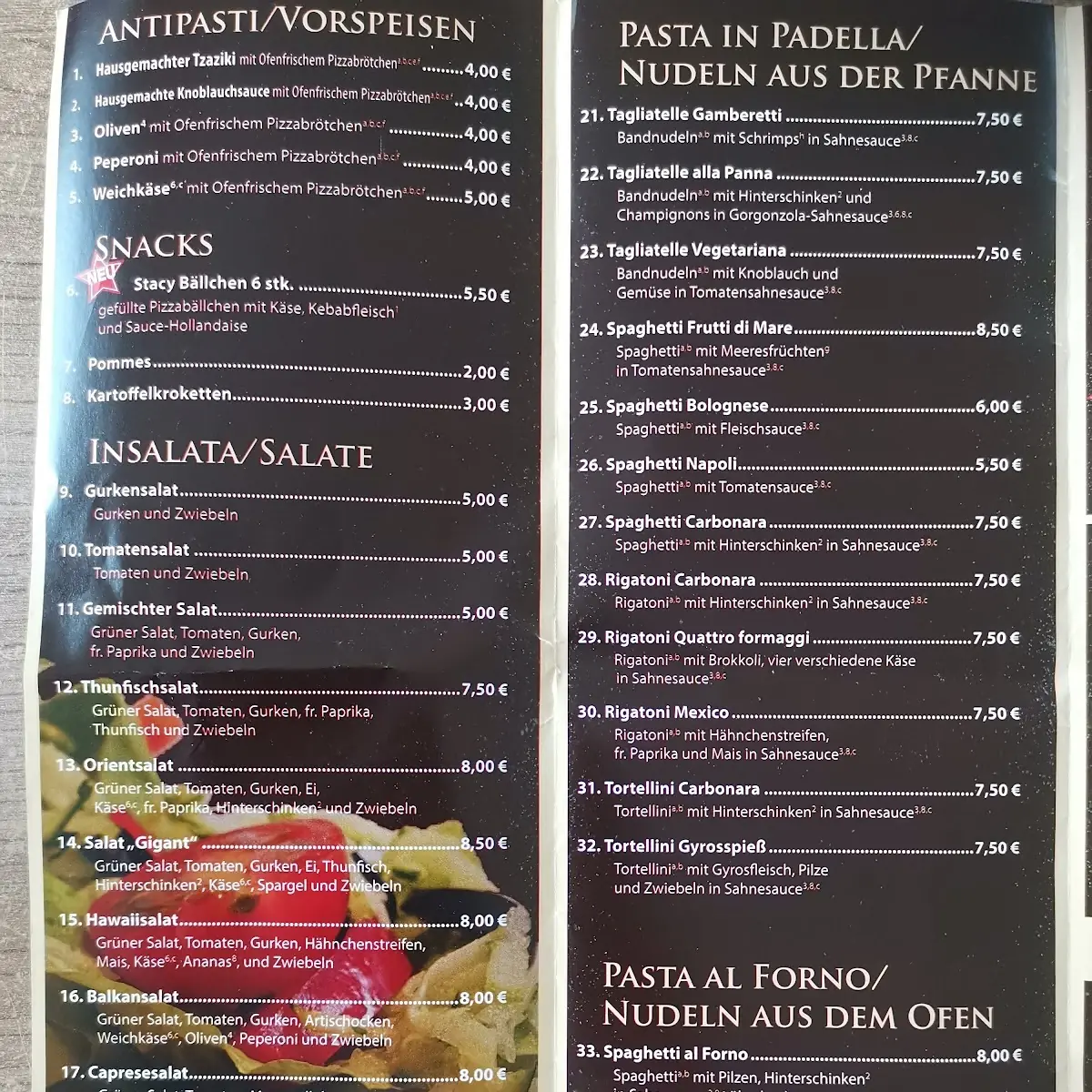 Speisekarte photo 8