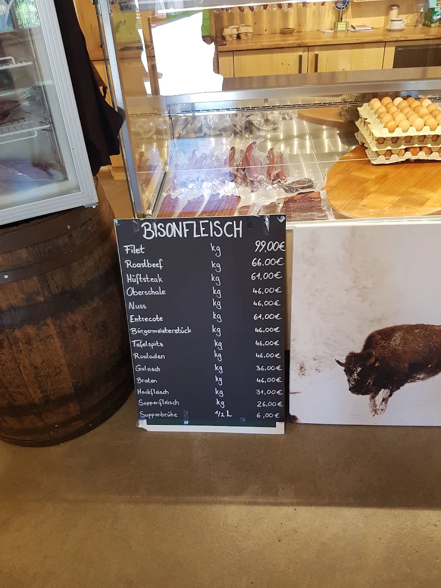 Speisekarte, Caro’s Gutscafé
