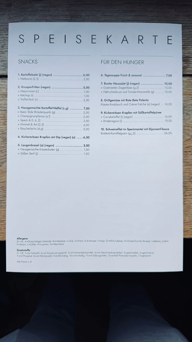 Speisekarte photo 1