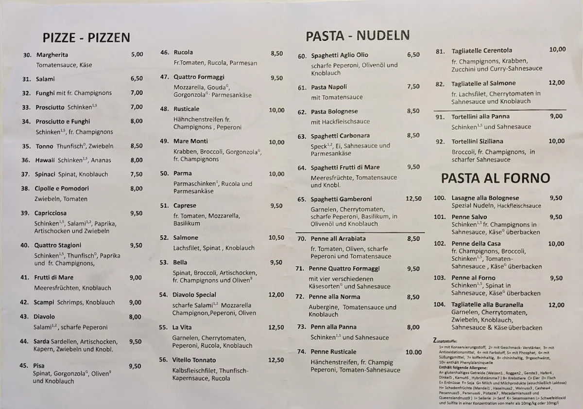 Speisekarte photo 1