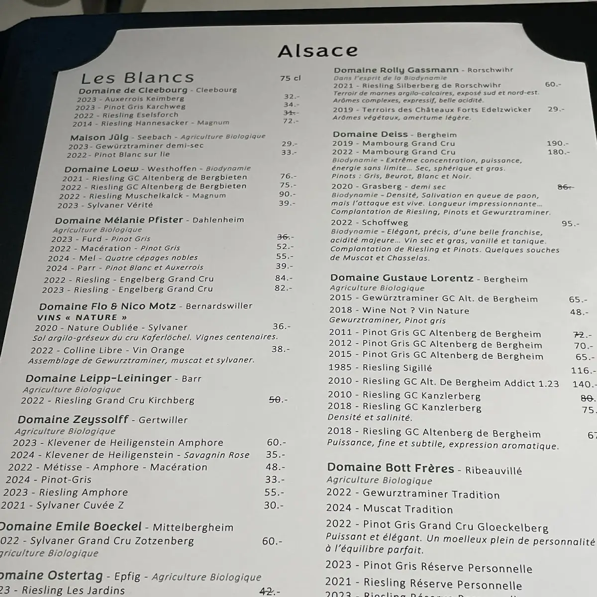 Speisekarte photo 2