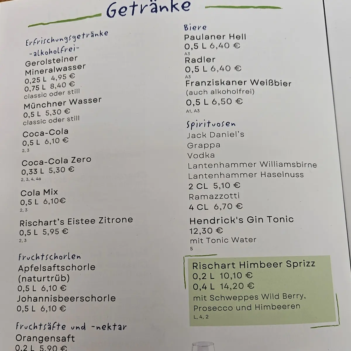 Speisekarte photo 7