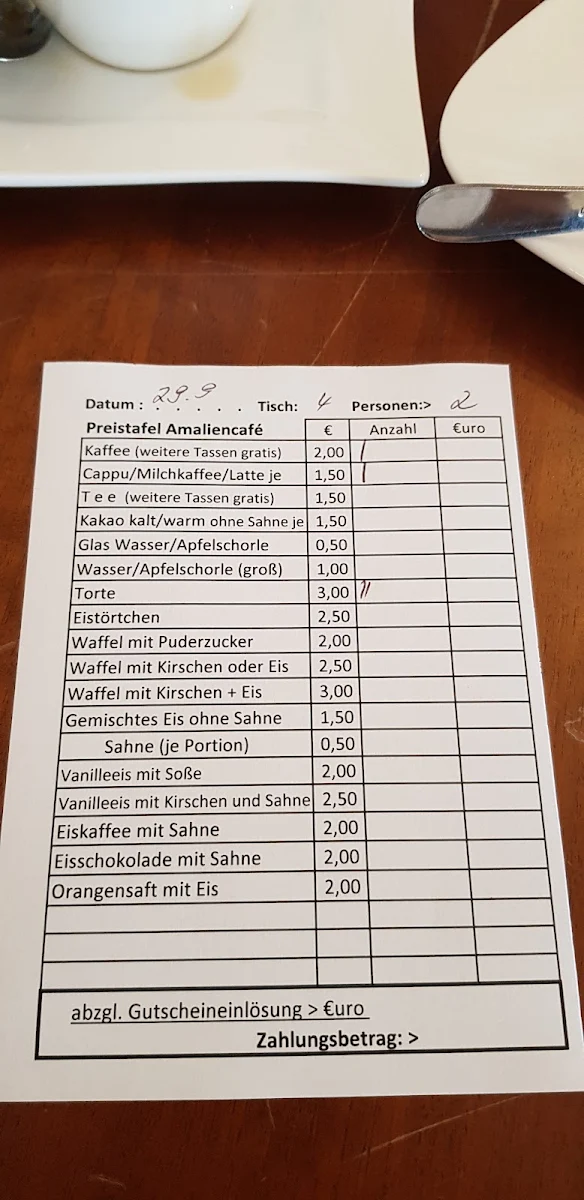 Speisekarte photo 1