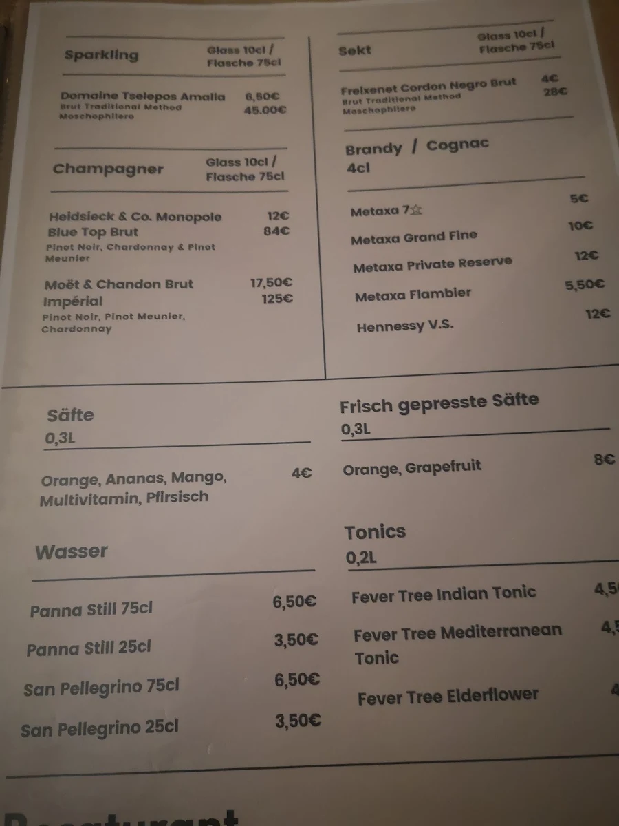Speisekarte photo 5