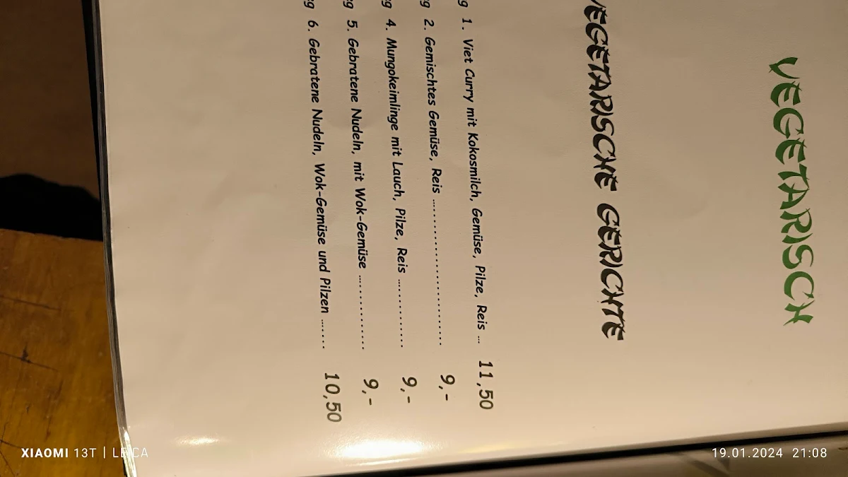 Speisekarte photo 1