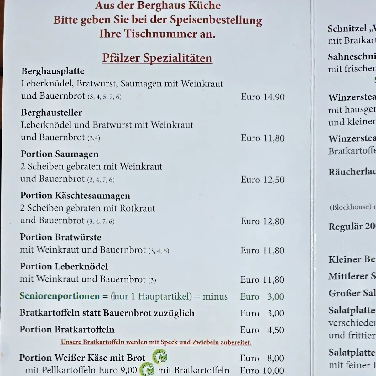 Speisekarte photo 3