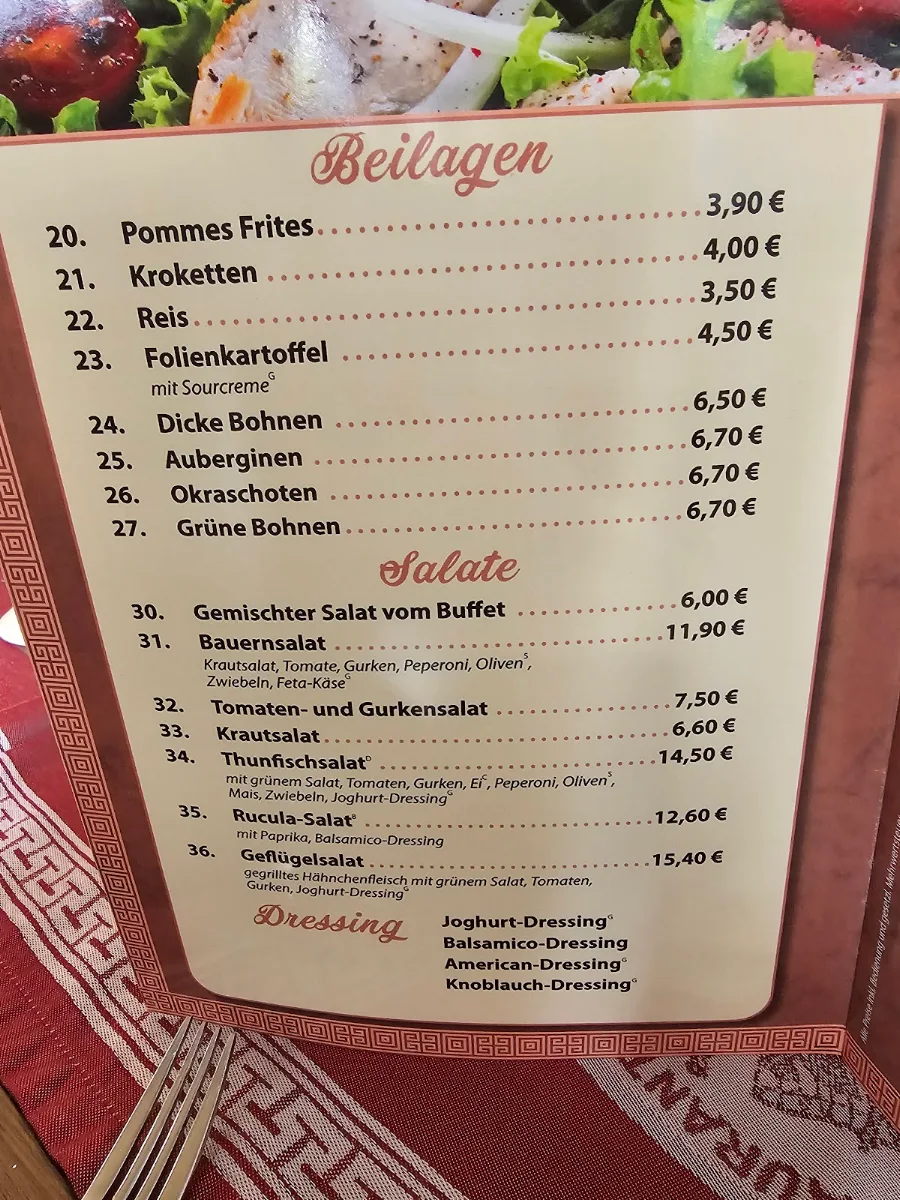 Speisekarte photo 2