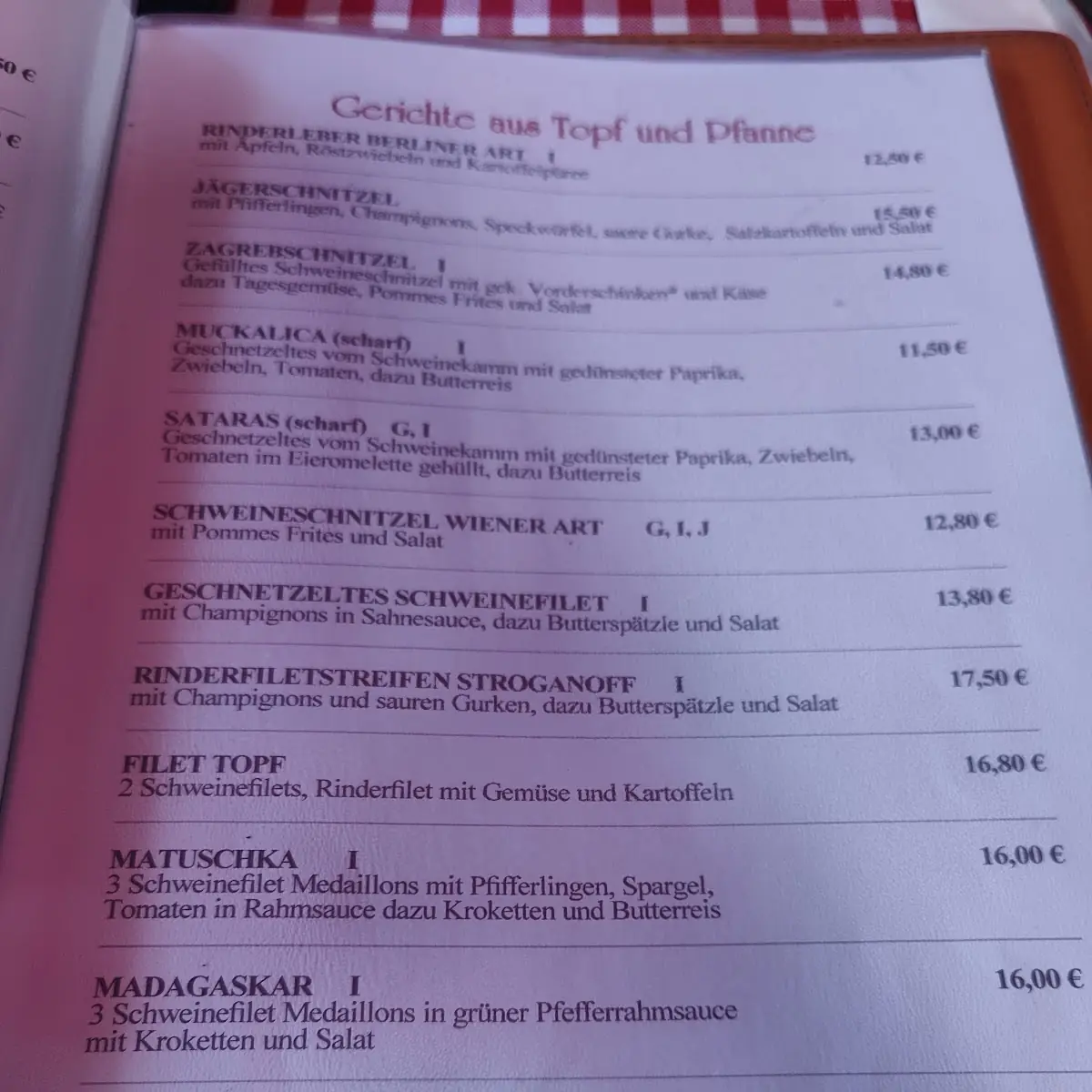 Speisekarte photo 10