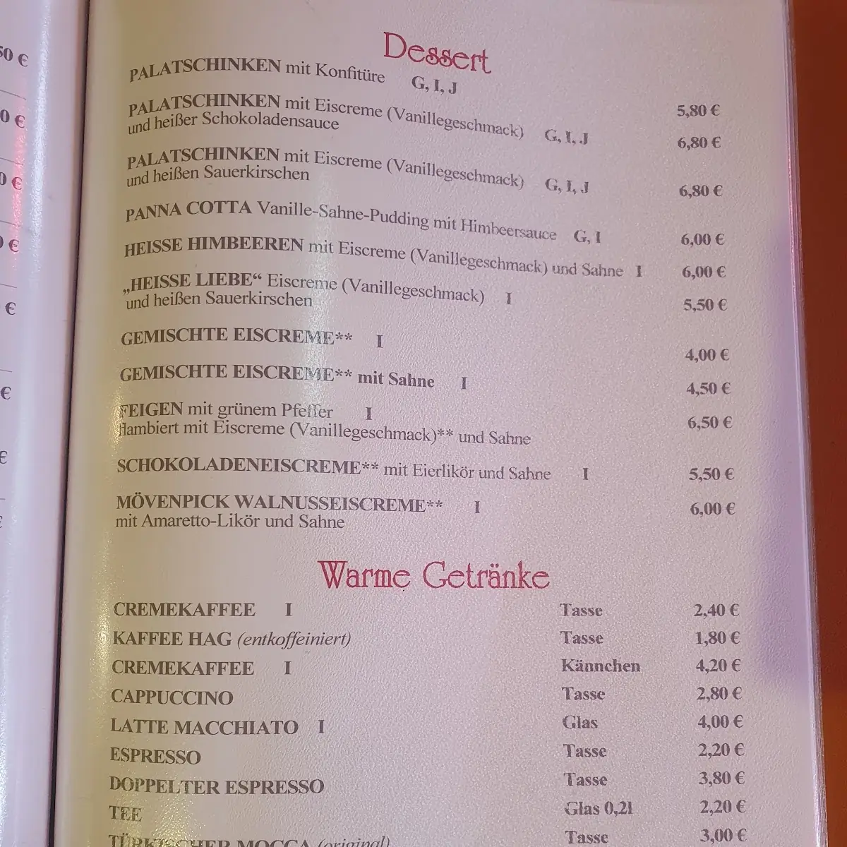 Speisekarte photo 6