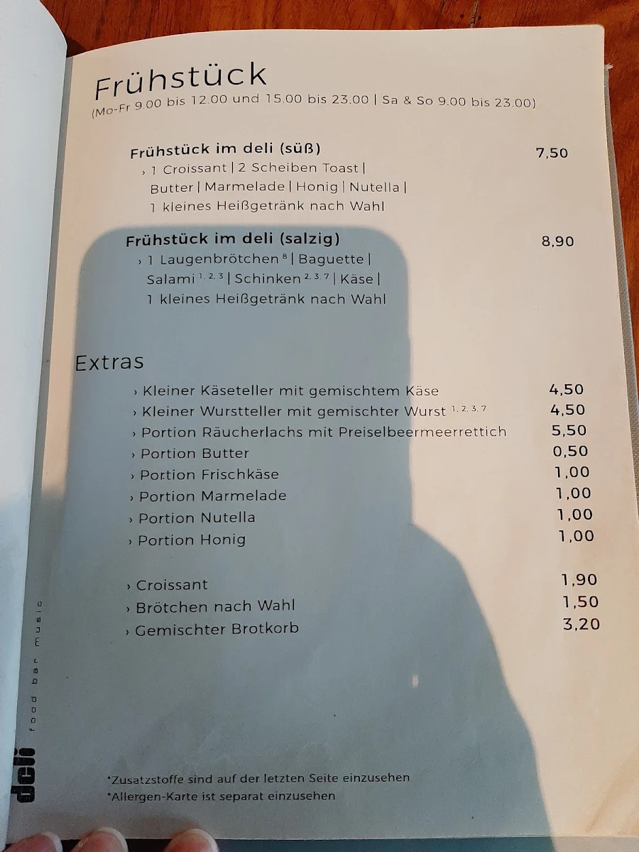 Speisekarte photo 1