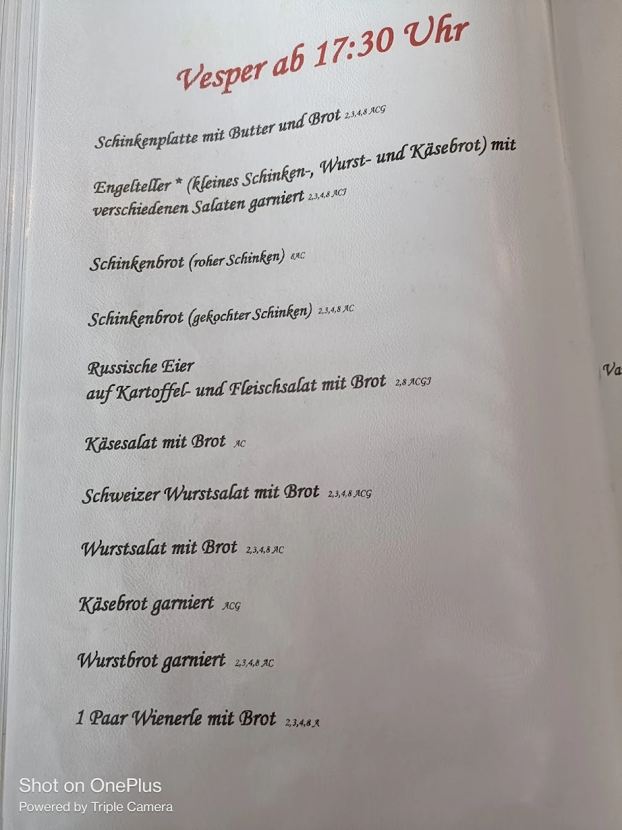 Speisekarte photo 5
