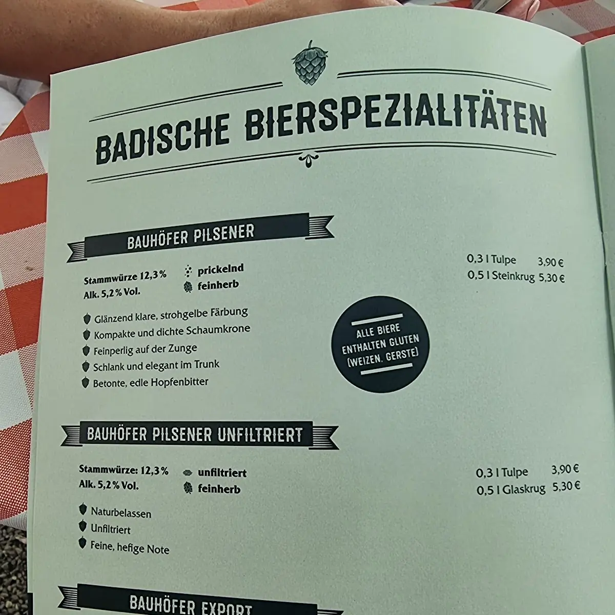 Speisekarte photo 1