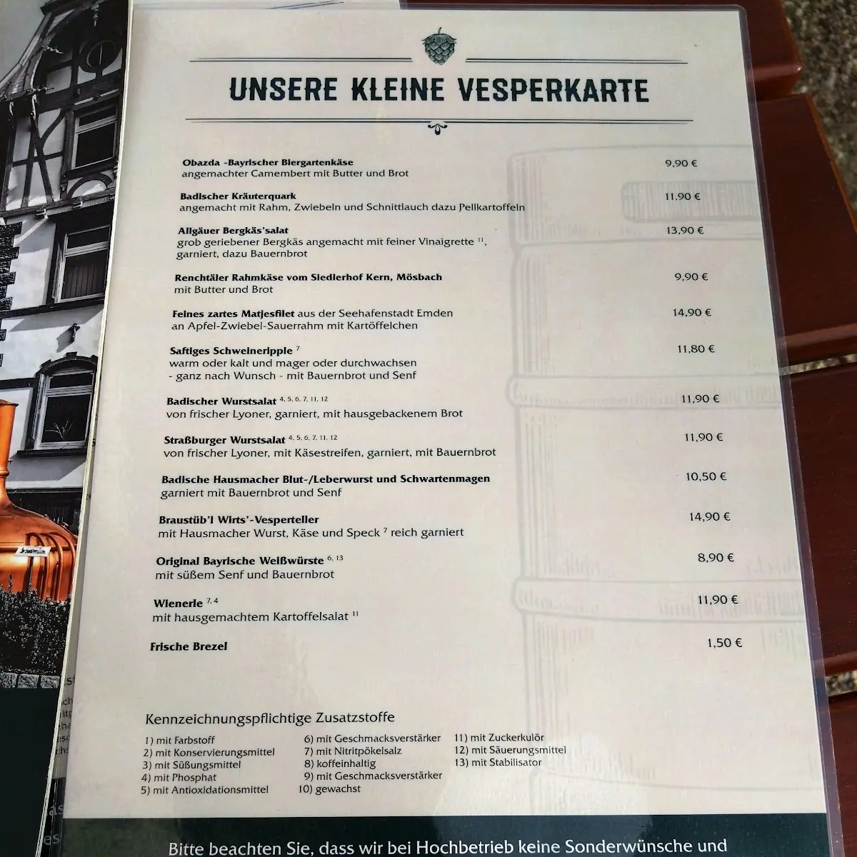 Speisekarte photo 8
