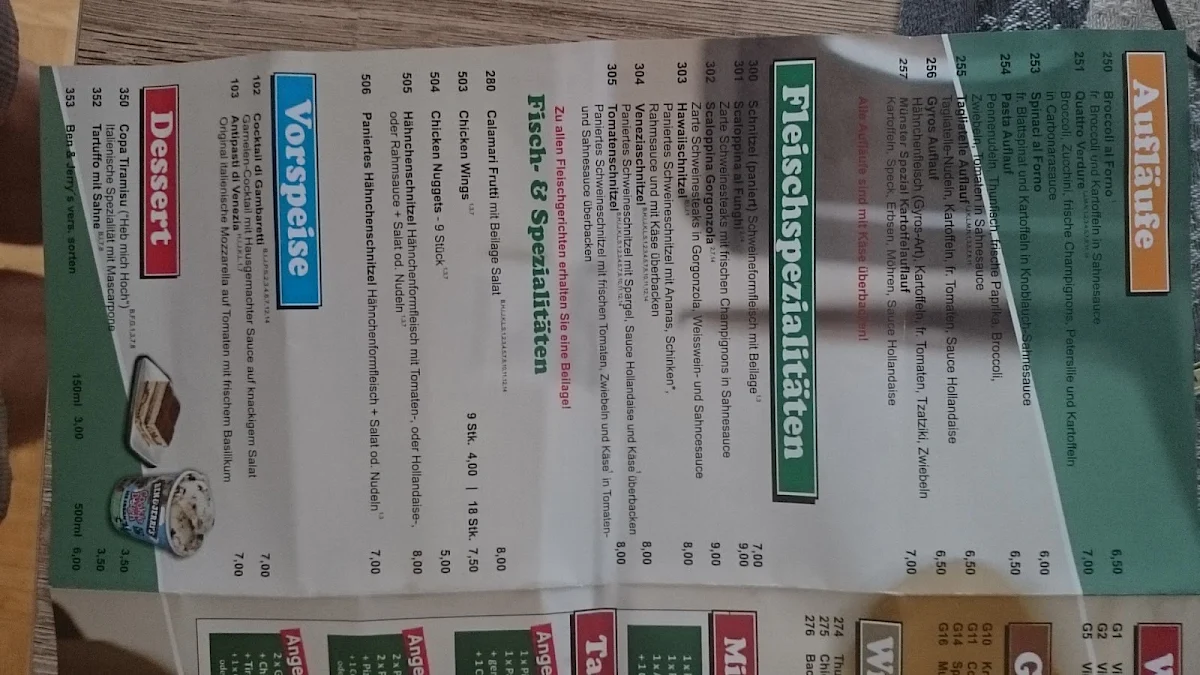 Speisekarte photo 2