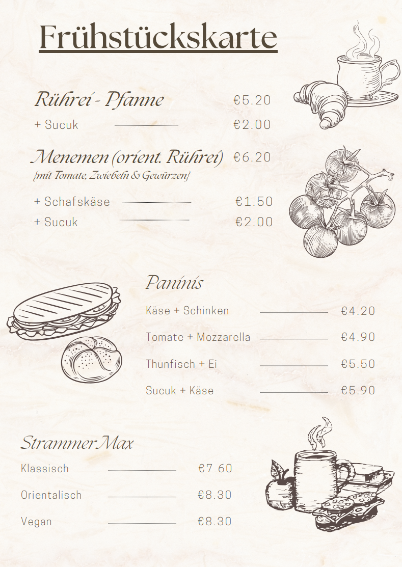 Speisekarte photo 1
