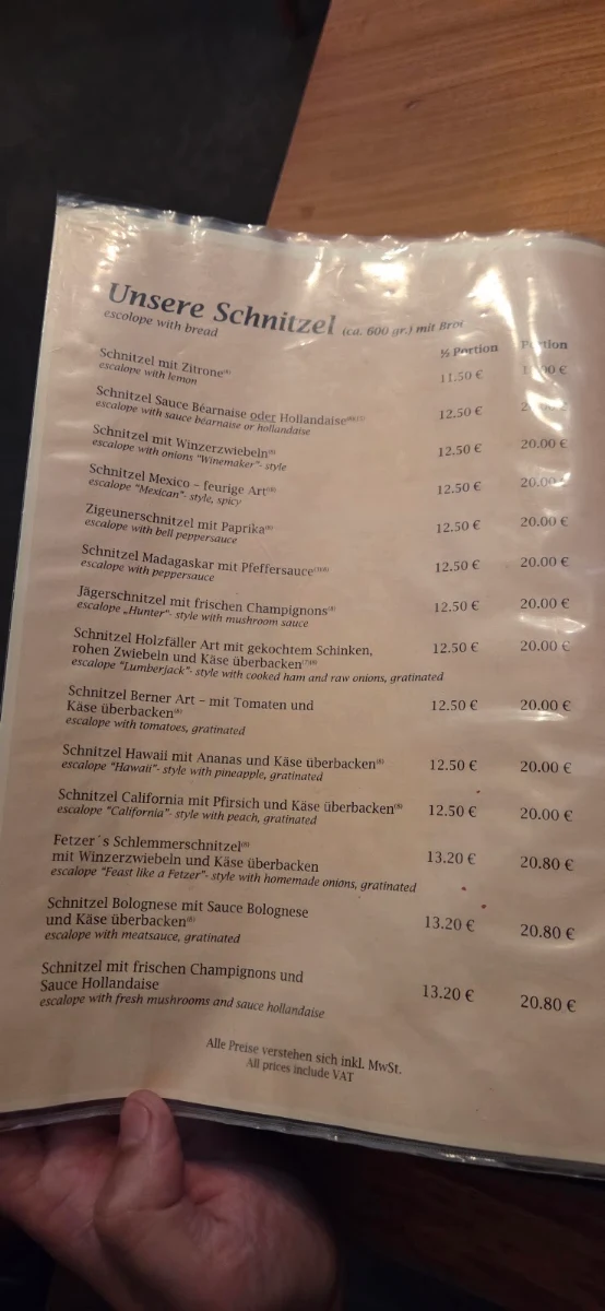 Speisekarte photo 1