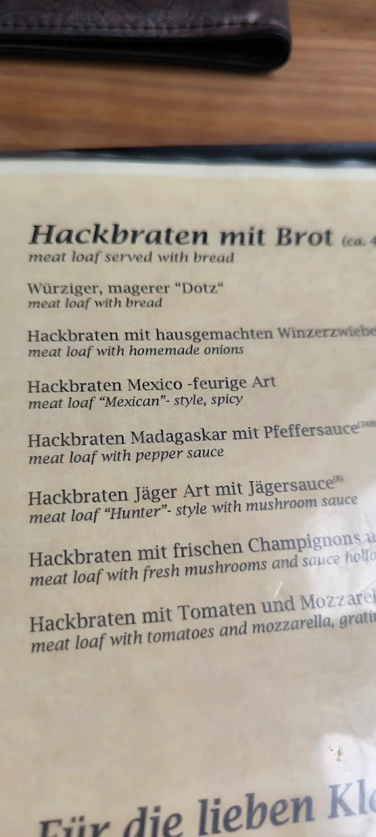 Speisekarte photo 6