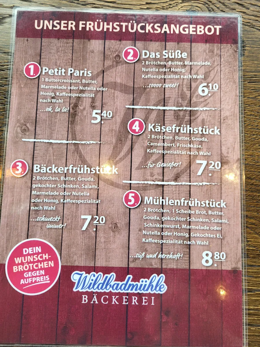Speisekarte photo 1